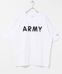 URBAN RESEARCH Sonny Label | ARMY TWILL PRINT HSTEE ARMY(Tシャツ/カットソー)