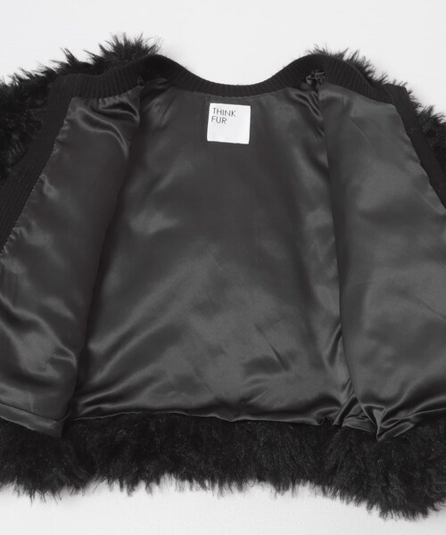 URBAN RESEARCH ROSSO（アーバンリサーチロッソ）の「THINK FUR　2Way Fur Knit Tops（ニット/セーター・レディース・Cream/Pink/Brown/Black・Free）」の14枚目の写真