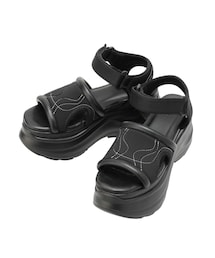 EMODA | アートラインバルキーサンダル(サンダル)