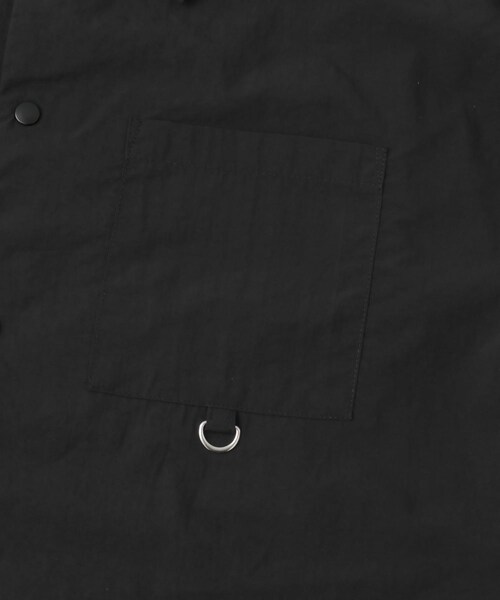ITEMS URBANRESEARCH(アイテムズ アーバンリサーチ)の「『撥水/イージーケア/接触冷感/UVカット』タスランナイロンスナップボタン半袖シャツ(シャツ/ブラウス・メンズ・CHA/NVY/BLK・M/L)」の13枚目の写真