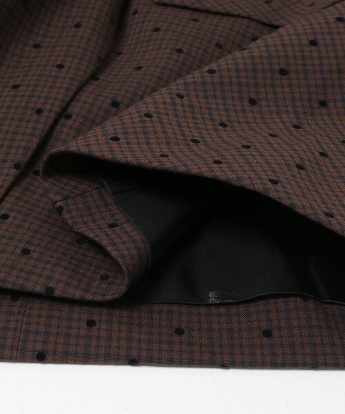 URBAN RESEARCH（アーバンリサーチ）の「GANNI　FLOCKCHECK SUITING BLAZER（テーラードジャケット・レディース・C COFFEE・36）」の17枚目の写真