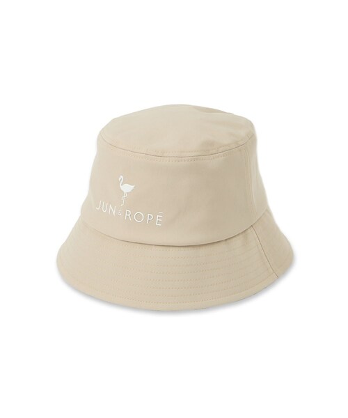 ROPE'（ロペ）の「フラミンゴロゴ入りハット（ハット・レディース・ブラック/ホワイト/ベージュ・F）」の3枚目の写真