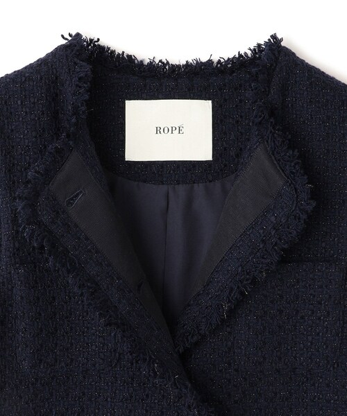 ROPE'(ロペ)の「ミックスツイードジレベスト/26SS(ベスト・レディース・ブラック系/オフホワイト/ネイビー・F)」の13枚目の写真
