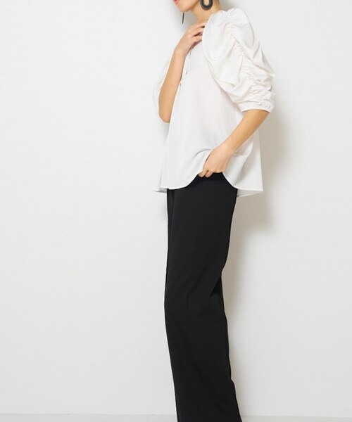 URBAN RESEARCH ROSSO（アーバンリサーチロッソ）の「Mewl　ボリュームパフスリーブブラウス（シャツ/ブラウス・レディース・WHITE/LGRAY・FREE）」の7枚目の写真