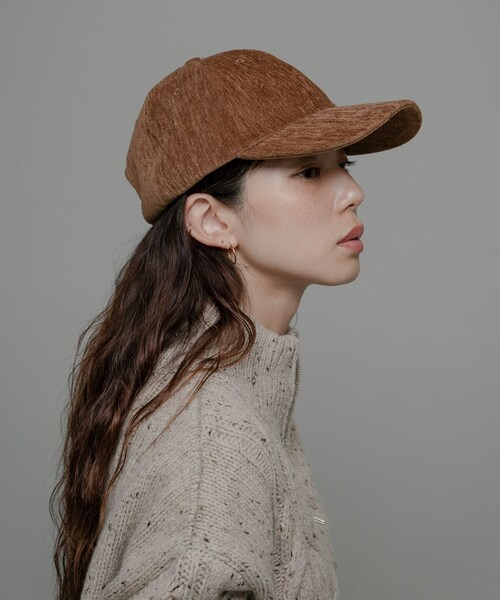 URBAN RESEARCH Sonny Label（アーバンリサーチサニーレーベル）の「ベロアタッチバックロゴCAP（キャップ・レディース・Lベージュ/キャメル/ネイビー・one）」の15枚目の写真