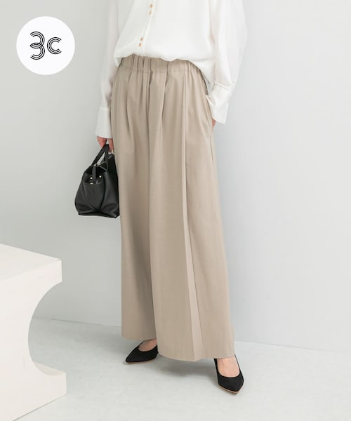 URBAN RESEARCH ROSSO（アーバンリサーチロッソ）の「ウォッシャブルイージータックパンツ（その他パンツ・レディース・L/GREGE/GRAY/BLACK・36/38）」の3枚目の写真