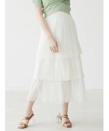 dazzlin | ファインプリーツチュールスカート(スカート)