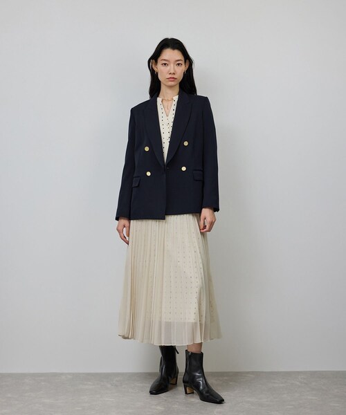 ROPE'（ロペ）の「スクエアドットプリントププリーツスカート（スカート・レディース・キナリ・36/38）」の14枚目の写真