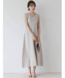 LAGUNAMOON | フォルムラインノースリーブニットワンピース(ワンピース)