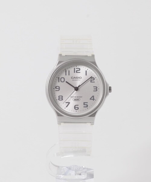 URBAN RESEARCH DOORS(アーバンリサーチドアーズ)の「CASIO クリアウォッチ(アナログ腕時計・レディース・クリア/グレー・-)」の2枚目の写真