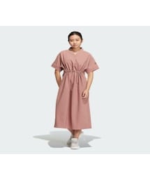 adidas | LUXFLOW カジュアル ウーブン半袖ワンピース(ワンピース)