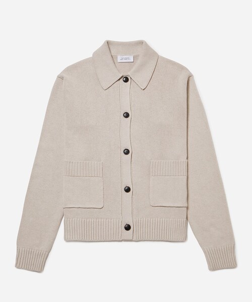 Saturdays NYC（サタデーズ ニューヨークシティ ）の「Halle Cardigan（カーディガン/ボレロ・レディース・グレー/ブラック・M/S）」の4枚目の写真