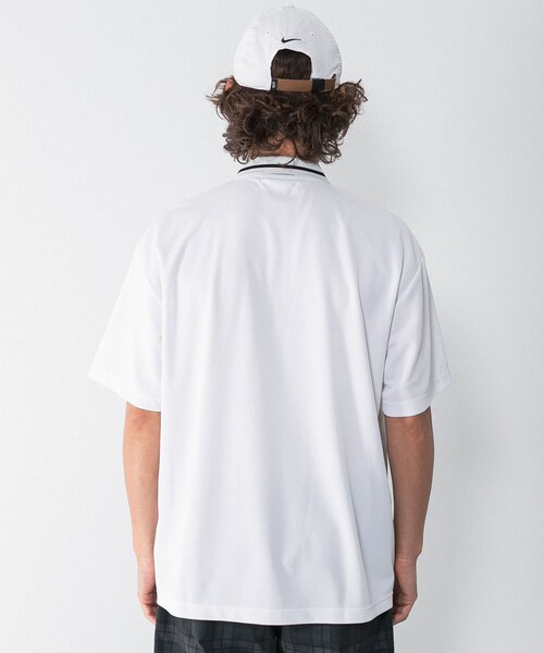 URBAN RESEARCH Sonny Label（アーバンリサーチサニーレーベル）の「OOPS　吸水速乾ラインポロシャツ（ポロシャツ・メンズ・OFF/NAVY・M/L/XL）」の4枚目の写真