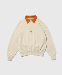 ADAM ET ROPE' | 【KYOU/キョウ】BROTHERS Leather x Original Supima Aging Cotton Sweat(スウェット)