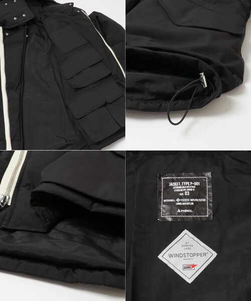 URBAN RESEARCH(アーバンリサーチ)の「phenix JACKET TYPE P-001(その他アウター・メンズ・BLK・3/4)」の6枚目の写真