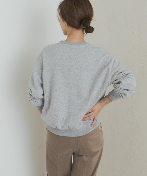 URBAN RESEARCH DOORS（アーバンリサーチドアーズ）の「commpost　反毛裏毛クルーネックスウェット（スウェット・レディース・TOP GRAY・S）」の6枚目の写真