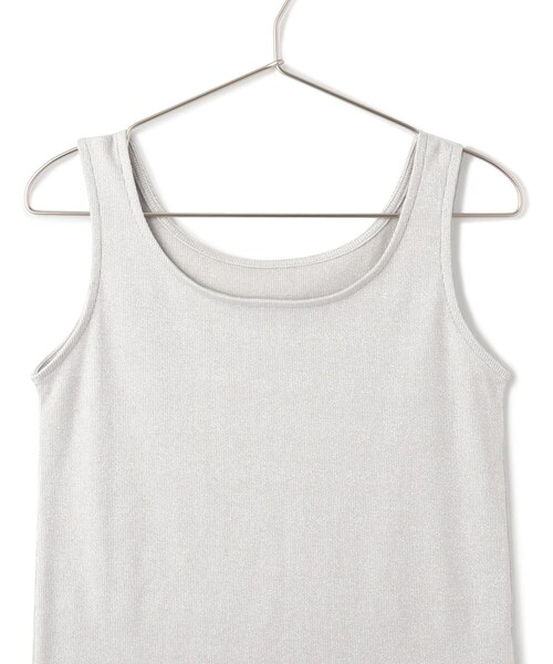 ROPE' PICNIC(ロペピクニック)の「ラメテレコタンクトップ(タンクトップ・レディース・ブラック/ホワイト/ブラウン・38)」の17枚目の写真