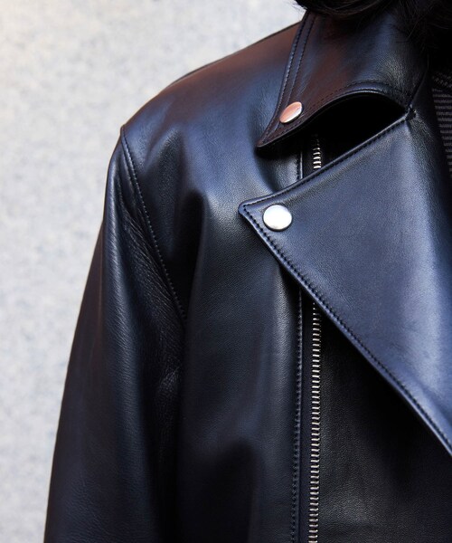 ADAM ET ROPE'（アダムエロペ）の「【HEUGN/ユーゲン】Luther RIDERS（ライダースジャケット・メンズ・ブラック・2/3/4/F）」の18枚目の写真