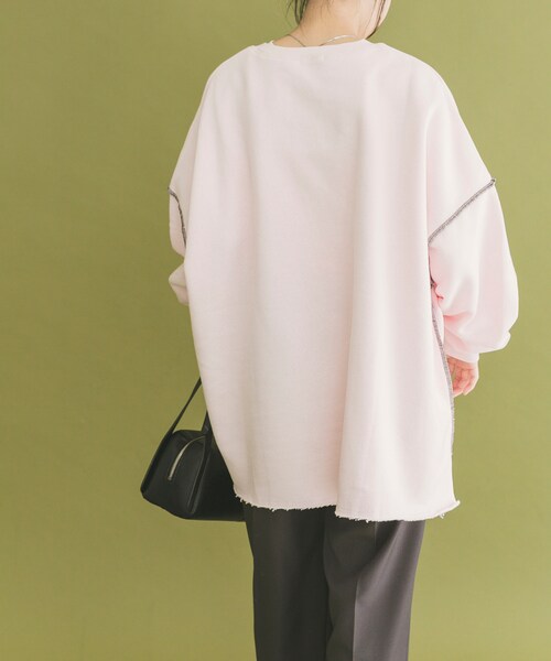 ITEMS URBANRESEARCH（アイテムズ アーバンリサーチ）の「裏起毛刺繍ロゴスウェット（スウェット・レディース・OML/BRN/L.PNK・FREE）」の22枚目の写真