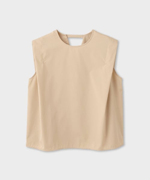 ROPE'（ロペ）の「【一部店舗限定】【REALM（レルム）】FORM BLOUSE｜タックブラウス　26SS（シャツ/ブラウス・レディース・ホワイト/ベージュ・38）」の4枚目の写真