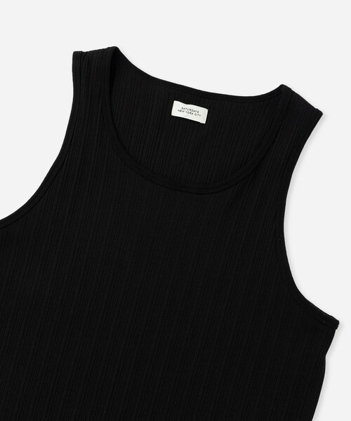 Saturdays NYC(サタデーズ ニューヨークシティ )の「Venice Rib Tank(タンクトップ・レディース・ブラック/チャコール/キナリ・L/M/S/XL)」の15枚目の写真