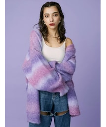 EVRIS | グラデーションニットカーディガン(カーディガン/ボレロ)