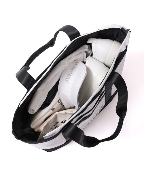 ROPE'（ロペ）の「ロゴ入りBIGトートバッグ（トートバッグ・レディース・ブラック/ホワイト/ライトグリーン・F）」の20枚目の写真