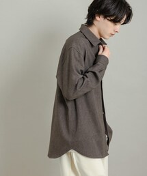 SENSE OF PLACE by URBAN RESEARCH | 『UR TECH』ヘリンボーンレギュラーカラーシャツ(シャツ/ブラウス)