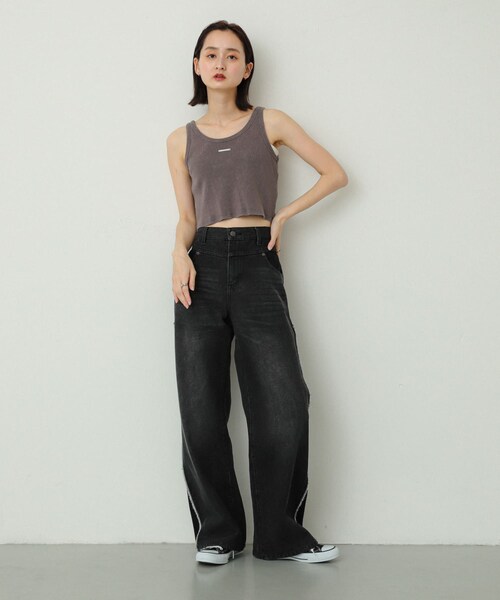 SENSE OF PLACE by URBAN RESEARCH（センスオブプレイスバイアーバンリサーチ）の「プレートピグメントタンクトップ（タンクトップ・レディース・PINK/OFF WHITE/GRAY・COMPACT/one）」の19枚目の写真