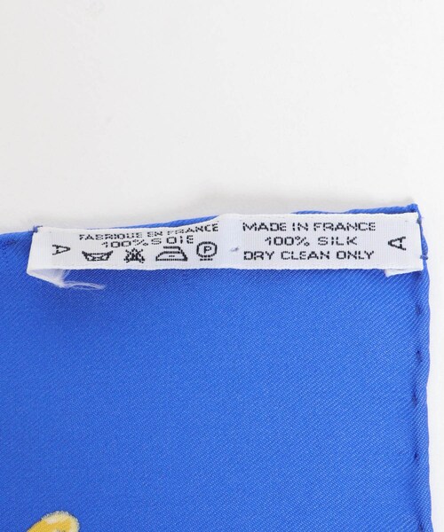 URBAN RESEARCH ROSSO（アーバンリサーチロッソ）の「江口洋品店　HERMES 90sカレ90 PETIT MAIN（バンダナ/スカーフ・レディース・ブルー・-）」の6枚目の写真