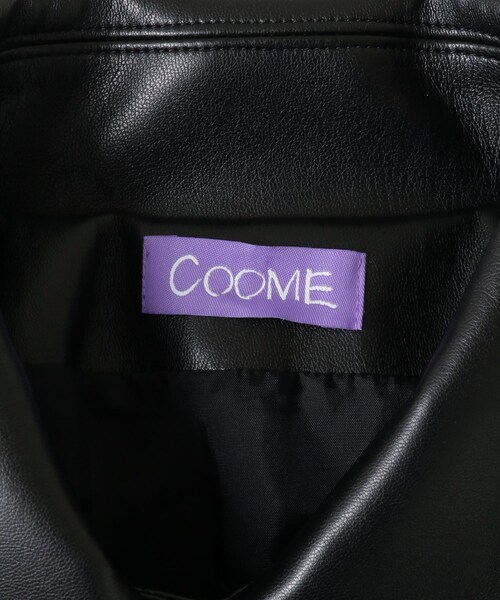 URBAN RESEARCH（アーバンリサーチ）の「COOME　ECHO LEATHERSHORT JACKET（ライダースジャケット・レディース・BLACK/IVORY・one）」の21枚目の写真