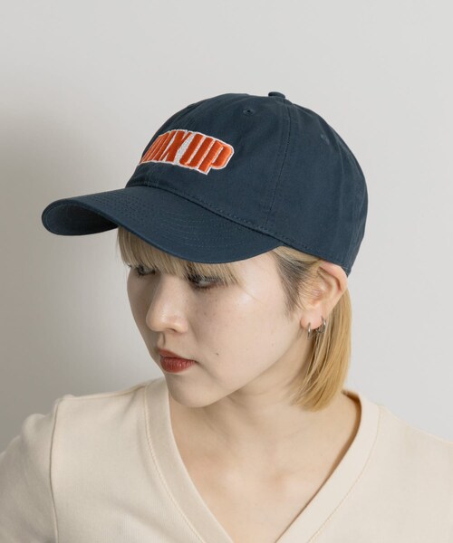 THE GOODLAND MARKET（ザグッドランドマーケット）の「77circa　original embroidery cap MIX UP（キャップ・レディース・black/navy・One）」の11枚目の写真