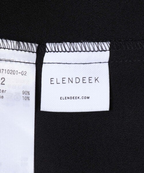 URBAN RESEARCH ROSSO（アーバンリサーチロッソ）の「ELENDEEK　GEORGETTE RELAX PANTS（その他パンツ・レディース・O.WHT/BLK・1/2）」の22枚目の写真