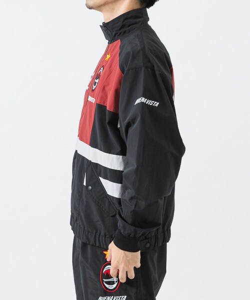 URBAN RESEARCH(アーバンリサーチ)の「LOTTO BUENA VISTA TRACK JACKET(テーラードジャケット・メンズ・Black/Bordeaux・M/L/XL)」の6枚目の写真