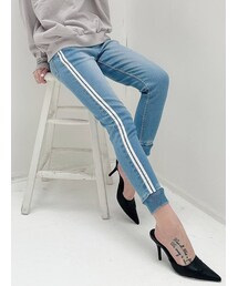 GYDA | 2ライン カットデニムパンツ(デニムパンツ)