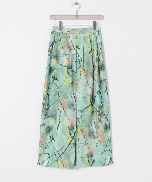 URBAN RESEARCH（アーバンリサーチ）の「RUMCHE　Hidamari Paint Skirt（スカート・レディース・BLUE・FREE）」の2枚目の写真