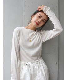 Ungrid | オーガニックコットンテレコロングスリーブTee(Tシャツ/カットソー)