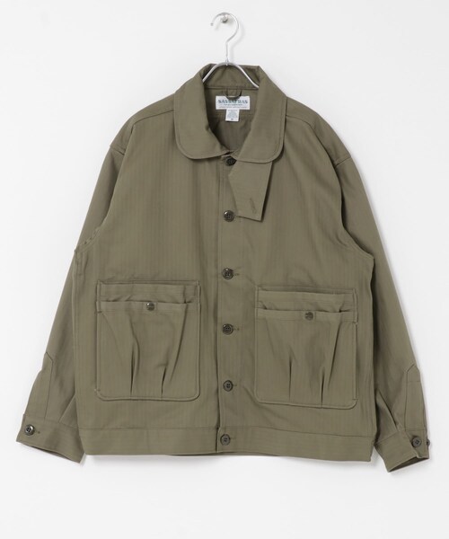 URBAN RESEARCH DOORS(アーバンリサーチドアーズ)の「SASSAFRAS OVERGROWN TRUG JACKET(テーラードジャケット・メンズ・OLIVE/BLACK・S/M/L)」の8枚目の写真