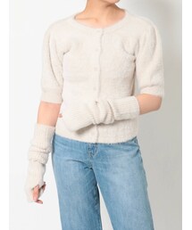 EVRIS | ファンシーヤーンアームウォーマーニットトップス(ニット/セーター)