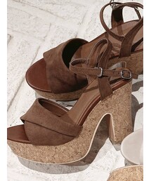 dazzlin | シンプルコルクヒールサンダル(サンダル)