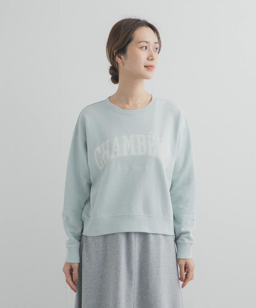 URBAN RESEARCH DOORS(アーバンリサーチドアーズ)の「カレッジロゴ刺繍スウェット(スウェット・レディース・MINT/GREIGE/NAVY・Free)」の22枚目の写真