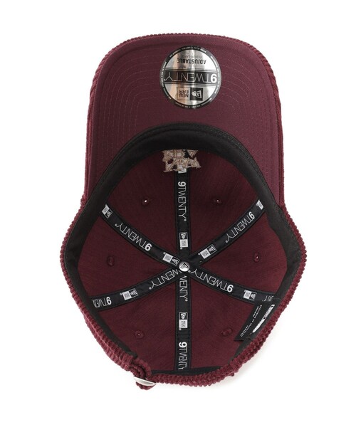 ROPE' PICNIC(ロペピクニック)の「【NEW ERA(R)/ニューエラ別注】CORDUROY 920CS(キャップ・レディース・ブラック/キナリ/ワイン系・F)」の12枚目の写真