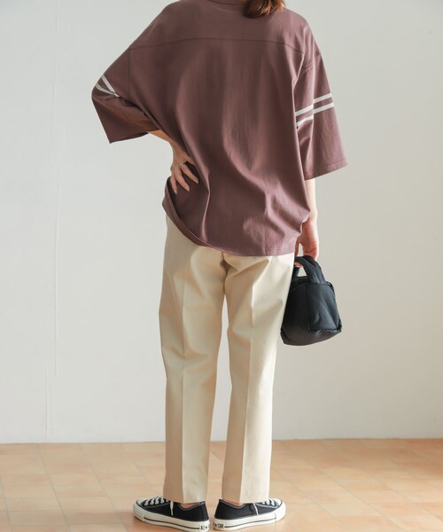 URBAN RESEARCH DOORS(アーバンリサーチドアーズ)の「ハイウエストチノパンツ(チノパンツ・レディース・BEIGE/L.BEIGE・S/M/L)」の7枚目の写真