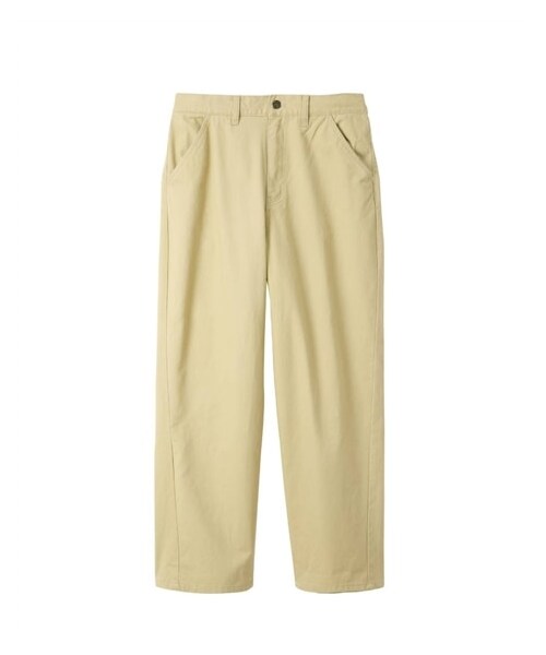 nissen（ニッセン）の「ルーズワイドパンツ（パンツ・メンズ・ブラック/ヒッコリーストライプ/ベージュ/カーキ・M/L/LL/3L/4L/5L/6L/8L/10L）」の4枚目の写真