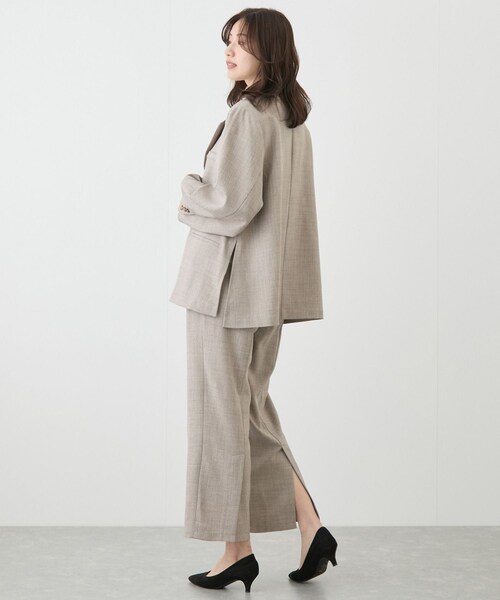 Jayro（ジャイロ）の「リネンライクパンツ（スラックス・レディース・グレー/ベージュ・M）」の13枚目の写真