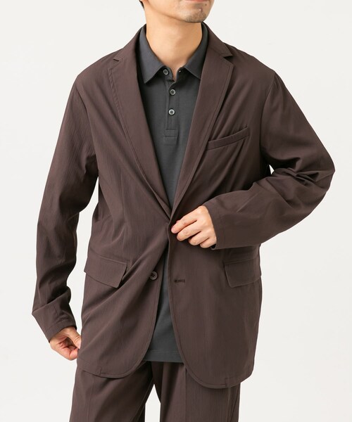 URBAN RESEARCH ROSSO（アーバンリサーチロッソ）の「『XLサイズあり』ストレッチワッシャーイージーセットアップ（セットアップ・メンズ・CHARCOAL/NAVY・S/M/L/XL）」の4枚目の写真
