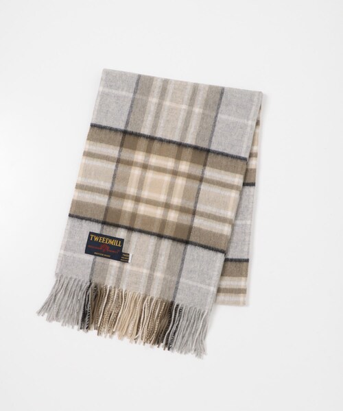 URBAN RESEARCH DOORS(アーバンリサーチドアーズ)の「『一部別注カラー』TWEED MILL Lambswool Stole(マフラー・レディース・Scone CHK/BLU/GRN/CHOCOLATE/McKeller/別注C/GRY/別注T/CHK・Free)」の16枚目の写真