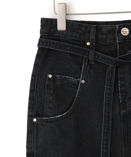 ADAM ET ROPE'（アダムエロペ）の「【J’aDoRe限定】【LOW CLASSIC（ロウ クラシック）】DENIM MAXI SKIRT（デニムスカート・レディース・ネイビー・S）」の6枚目の写真