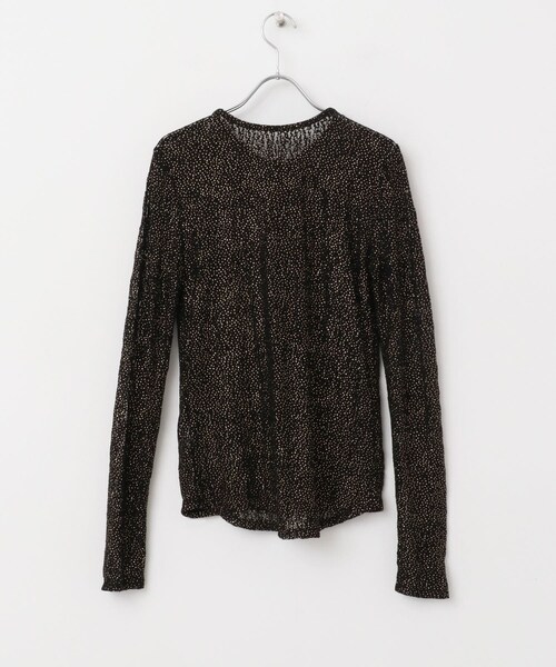 URBAN RESEARCH ROSSO（アーバンリサーチロッソ）の「ラメレースカットソー（Tシャツ/カットソー・レディース・IVORY/BLACK・FREE）」の22枚目の写真