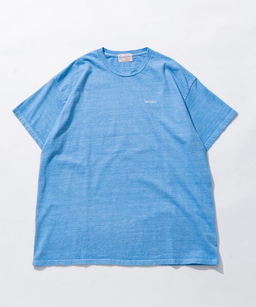 URBAN RESEARCH Sonny Label（アーバンリサーチサニーレーベル）の「『別注』PENNEYS×Sonny Label　ピグメントショートスリーブTシャツ（Tシャツ/カットソー・メンズ・ネイビー/オフ/ブルー/ブラウン/ブラック/レッド・one）」の5枚目の写真